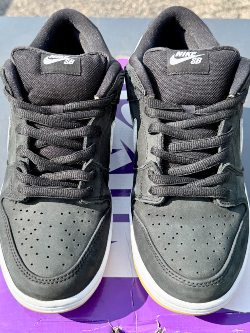 DS Nike SB Dunk Low Pro Black/White/Gum ‘Orange Label’- 2023 Release, Sz: 11